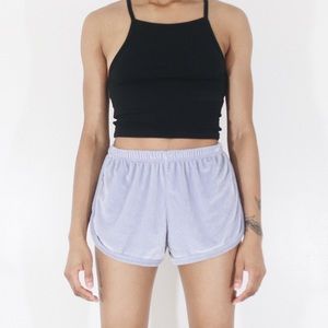 Brandy Melville Velvet Shorts